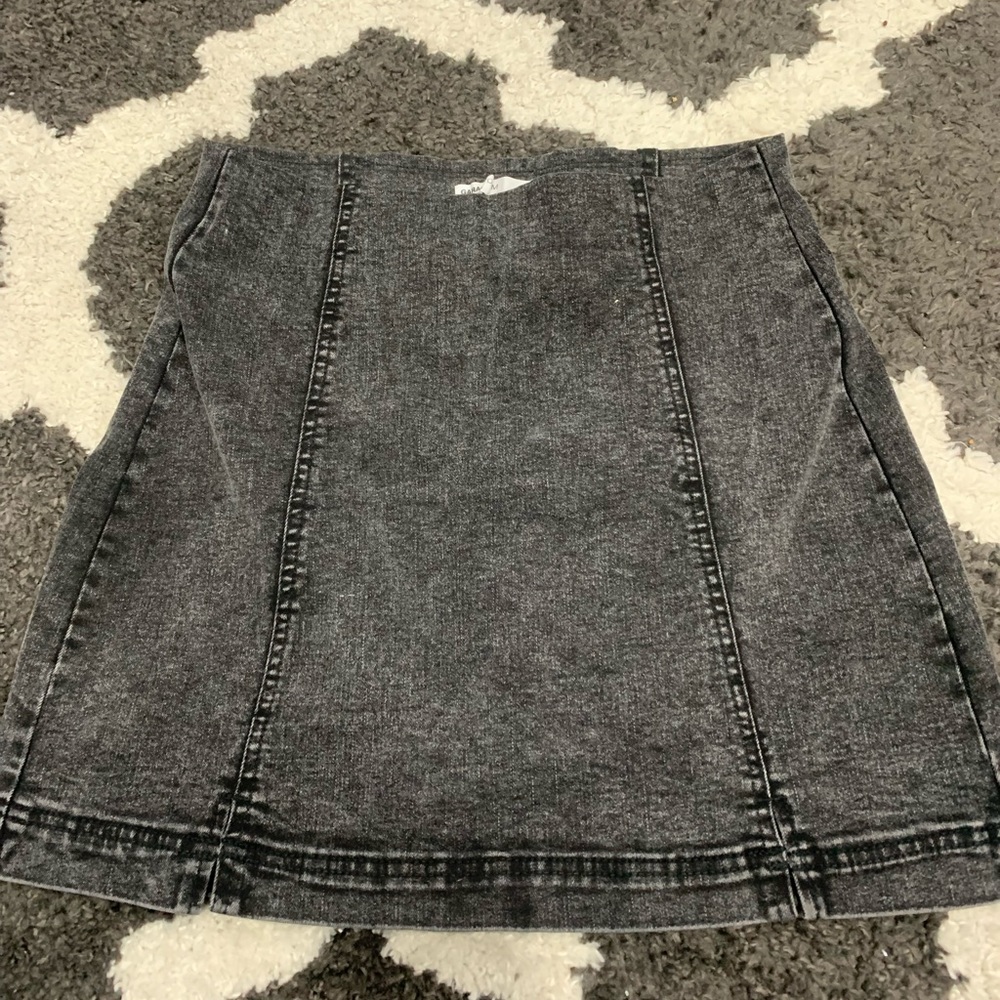 Garage denim skirt